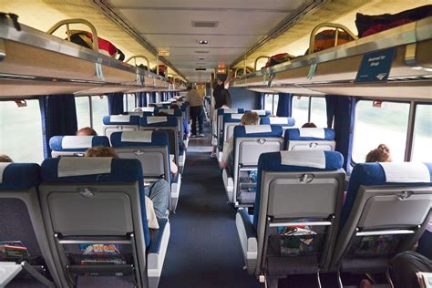 amtrak coach car seating image.